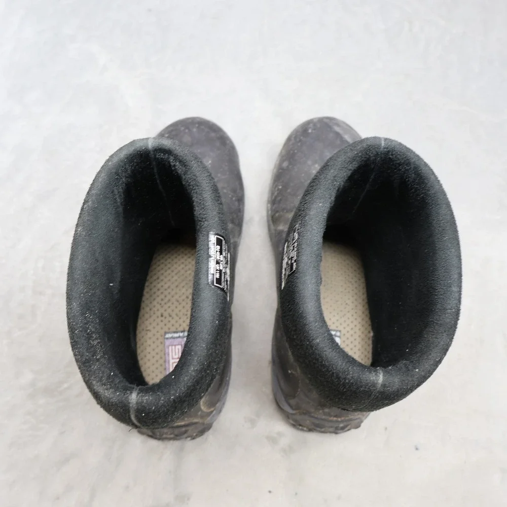 Muck Snow Boots Mens 12M Black Arctic Sport Mid Fleece Lined Outdoor Work READ